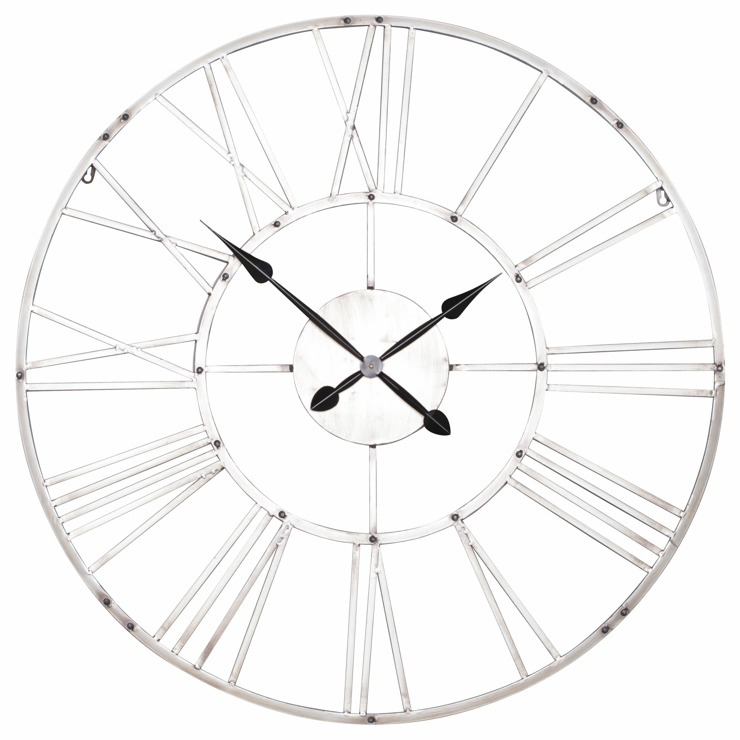 Product photograph of Vintage Wall Clock - 92cm X 92cm from Choice Furniture Superstore.